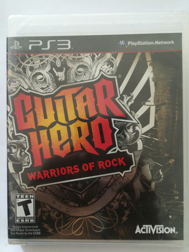 Guitar Hero Warriors Of Rock Ps3 100% Nuevo Original Sellado