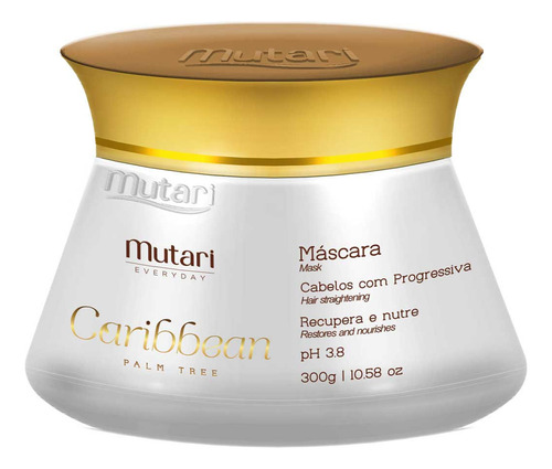 Máscara Pós Química Caribbean Palm Tree Everyday Mutari 300g