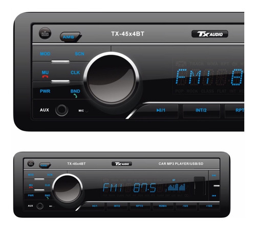 Radio Para Auto Lambo Tx Audio Bt Audio, Fm/am, Usb, Sd.