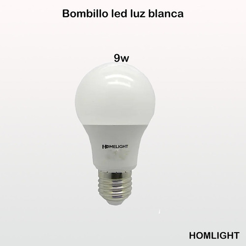 Bombillo Led 9w Blanca Homelight