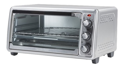 Imagen 3 de 6 de Horno Eléctrico Pizza Hasta 30cm Hamilton Beach 1440watts