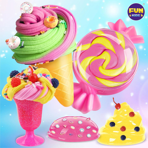 Funkidz - Kit De Slime De Mantequilla De Regalo Para Niñas D