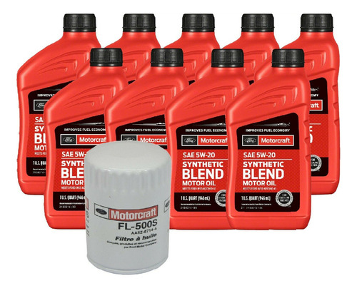 Kit De Cambio De Aceite Original Motorcraft 5w20