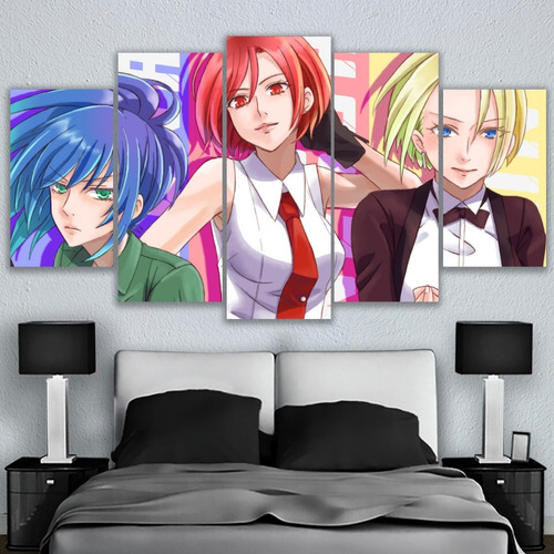 5 Cuadros Canvas King Vanessa Leona King Of Fighters Gamer