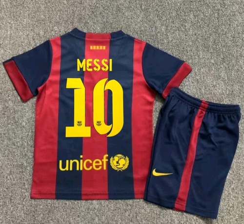 Barcelona Jersey 10-11 Kit Niño Retro Messi #10 