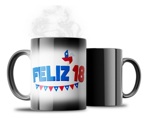 Tazón Taza Mágica Personalizada Fiestas Patrias Vol2.