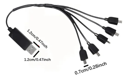 Cables De Carga Usb Cable De Carga Para Drones, 1 Cable De