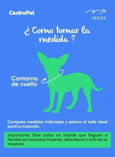 Collar Isabelino Flor Perros Gatos Post Operatorio Talle S