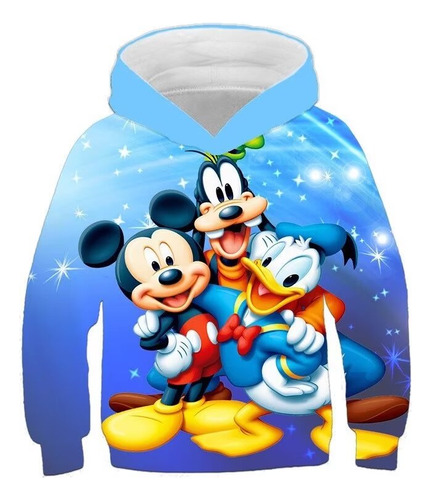 Sudadera Comfort Creative Pattern Goofy Mickey Smile Cute