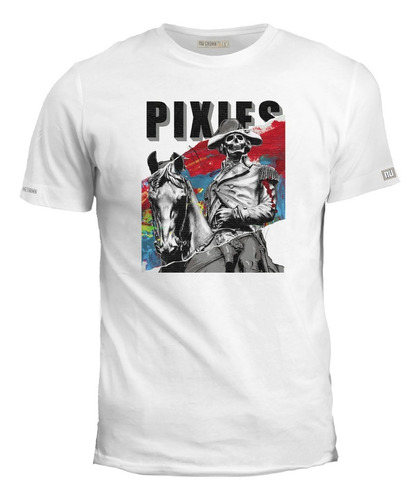 Camiseta Estampado Pixies Banda Rock Metal Poster Ink