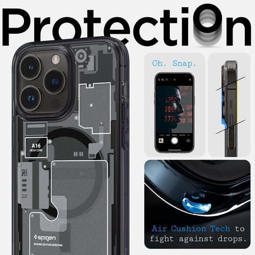 Imagen 8 de 9 de Case Sigen Ultra Hybrid Zero One (magfit) iPhone 14 Pro Max