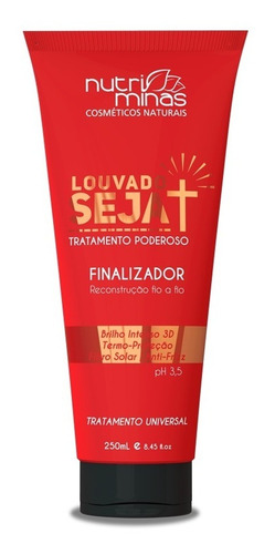 Kit Louvado Seja Nutriminas Poderosa Reconstrução Capilar