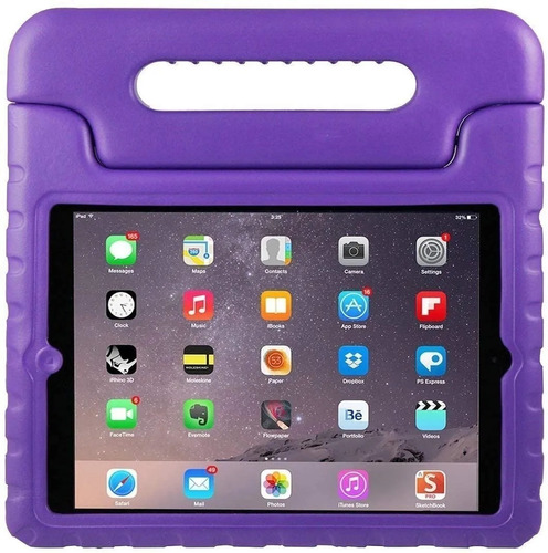 Funda Uso Rudo Para iPad 9 10.2 Agarradera Goma Niños Kids