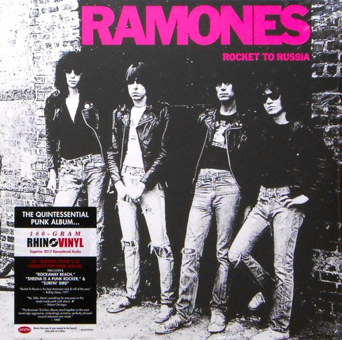 Lp The Ramones Rocket To Russia 2018 Vinil 180 Gram Lacrado