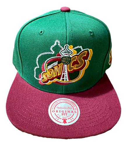 Gorra Mitchell And Ness Supersonics Nba 100% Original