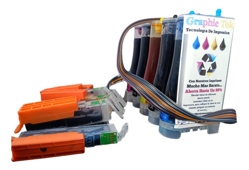 Tinta Continua Pgi 150 Cli 151 Para Canon Ip7210 Ix6810 