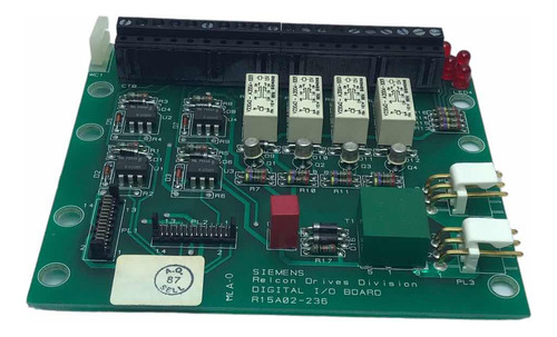 Siemens R15a02-236 Relcon Drives División Tarjeta I/o Dig