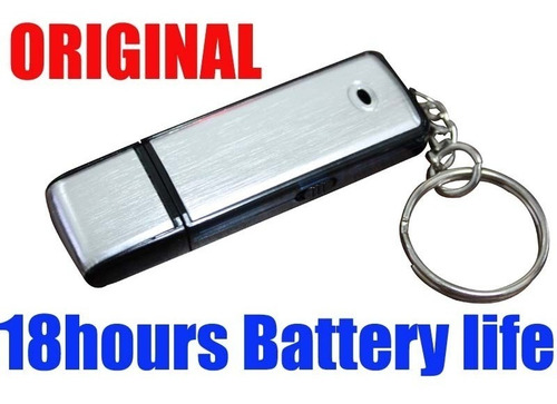 Imagen 6 de 10 de Microfono Espia Pendrive 8gb Bateria Larga Duracion 18hs
