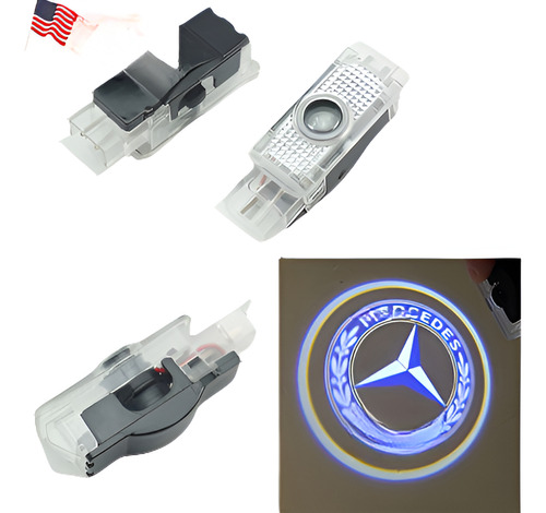 Ghost Led Door Courtesy Laser Blue Light Para Mercedes Clk (