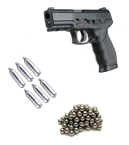 Pistola Aire Comprimido Kwc 24/7 Taurus Abs +6co2+500bb  Geo