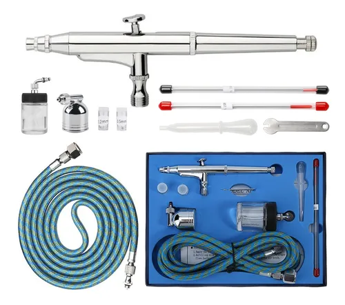 comprar Kit Aerógrafo Multiuso Doble Vaso Aerografos Profesionales