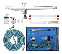 Comprar Kit Aerógrafo Multiuso Doble Vaso Aerografos Profesionales