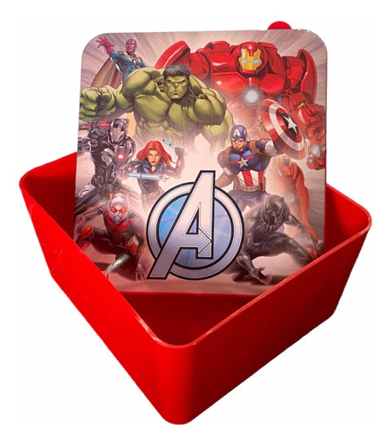 Sandwichera  Avengers Marvel Taper Caja Recipiente Comida  