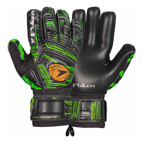 Luva Goleiro Futebol De Campo Profissional Hug Flex Iii