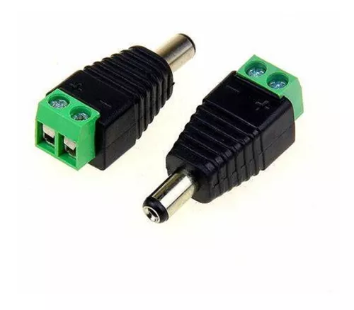 Cod. 185 Conector hembra de 12V CC para cámara CCTV - Accesorios P/Cámaras