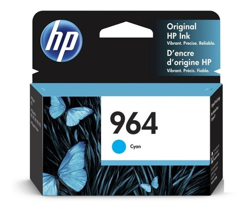 Imagen 1 de 1 de Cartucho Hp 964 (3ja50a) - Print Cartridge - 1 X Cyan