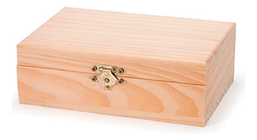 9151  58  Caja Rectangular De Madera, 7.125  X 5....