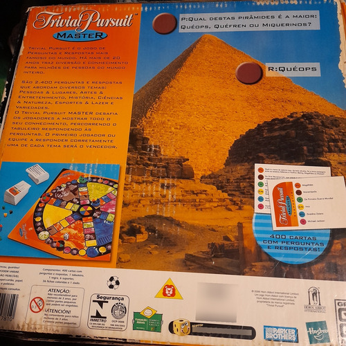 Jogo Trivial Pursuit Master Grow Perguntas E Respostas (Usado)