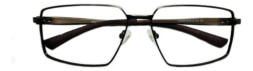 Lentes Oftalmicos Modelo 007 Marrón Oscuro