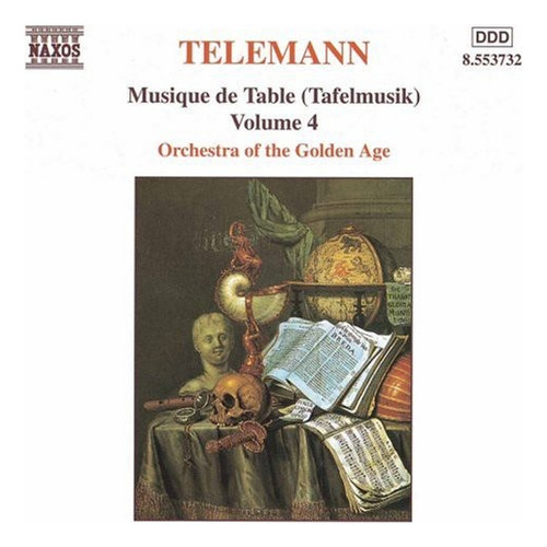 Telemann//orquesta De La Edad De Oro Musique De Table 4 Cd