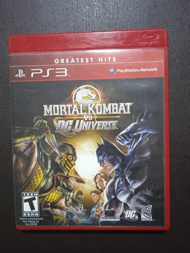 Mortal Kombat Vs Dc Universe - Play Station 3 Ps3 