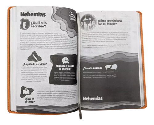 Biblia Devocional Familiar Nbv Naranja - Edición Lujo C Caja