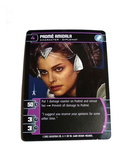 Padme Amidala Star Wars Trading Card Game Juego Tarjeta (Usado)