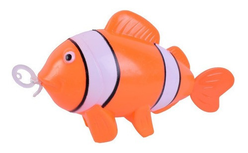 Imagen 2 de 6 de Juego De Agua Pez Payaso Nadador A Cuerda