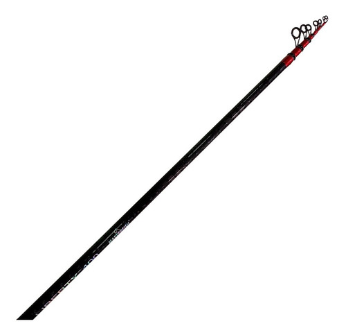 Caña De Pescar Pejerrey Masterfish Liberty Negro - 400cm X 210g - Acción Rápida Con Resistencia De 45grs Para Señuelo De 0g