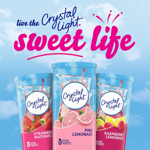 Crystal Light - Mezcla De Bebida En Polvo Con Sabor Natural