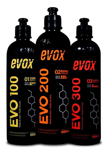 Kit Polidores Evox Evo100 Evo200 Evo300 Polimento Automotivo