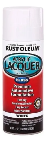 Pintura Aerosol Laca Para Muebles Rust Oleum Negro Brillante