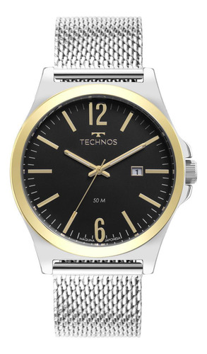 Relógio Technos Masculino 2115ncv/1p Classic Mesh