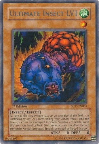 Insecto Definitivo Lv1 Raro Yugioh