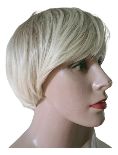 Peruca Lace Wig Loira Loiro Curta C2