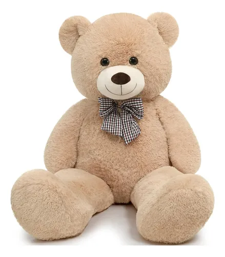 Bonito Oso Peluche Grandes Hecho De Algodon Color Marron Cuotas