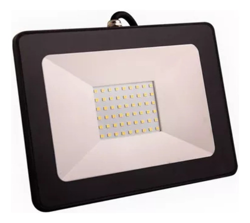 Proyector Reflector Led Resiliente 30w Luz Fría Exterior