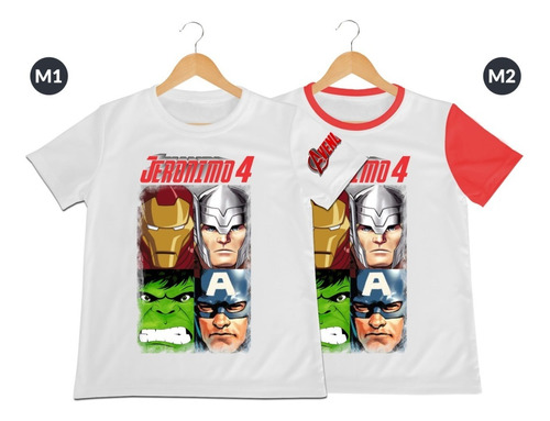 Camiseta Niño Justice League Personalizada Poliester 