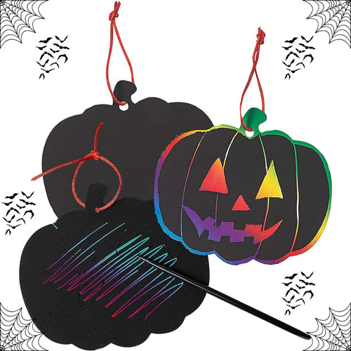 Neliblu Kit De Manualidades De Papel De Halloween Para Raspa