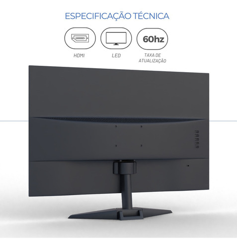Monitor Gamer Knup D-mn002 19 Led 1440p Hdmi Preto